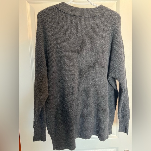 Aerie waffle knit oversized crewneck - Picture 4 of 4